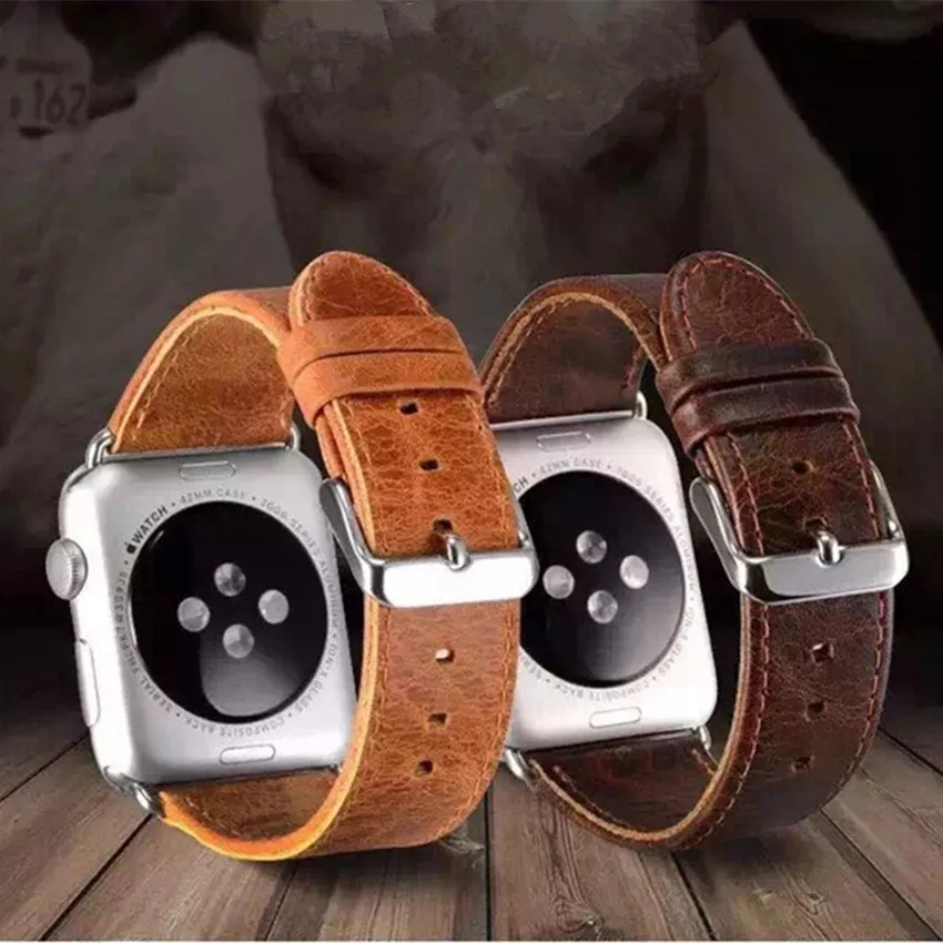

Genuine leather watchband for apple watch 42mm/38mm serise 3 2 1