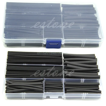 

2:1 Halogen-Free Heat Shrink Wrap Tube Sleeving Sleeves Tubing Wire Cable 150pcs #L057# new hot