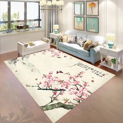 

Ink Landscape 3D Carpets for Living Room Chinese Style Floor Rugs for Bedroom Study/Dinning Mat Soft Carpet Kids Room Home