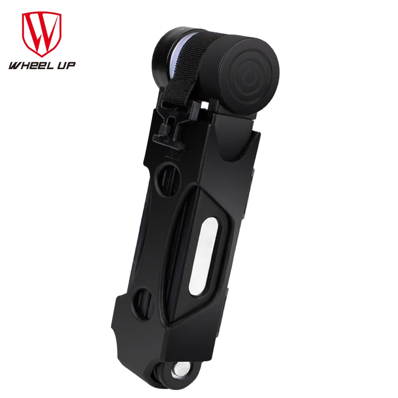

WHEEL UP Anti-theft Alloy Steel Bicycle Lock Professional Floding Bike Lock With 3 colors no key Anti-cut Safety Cycling Locks