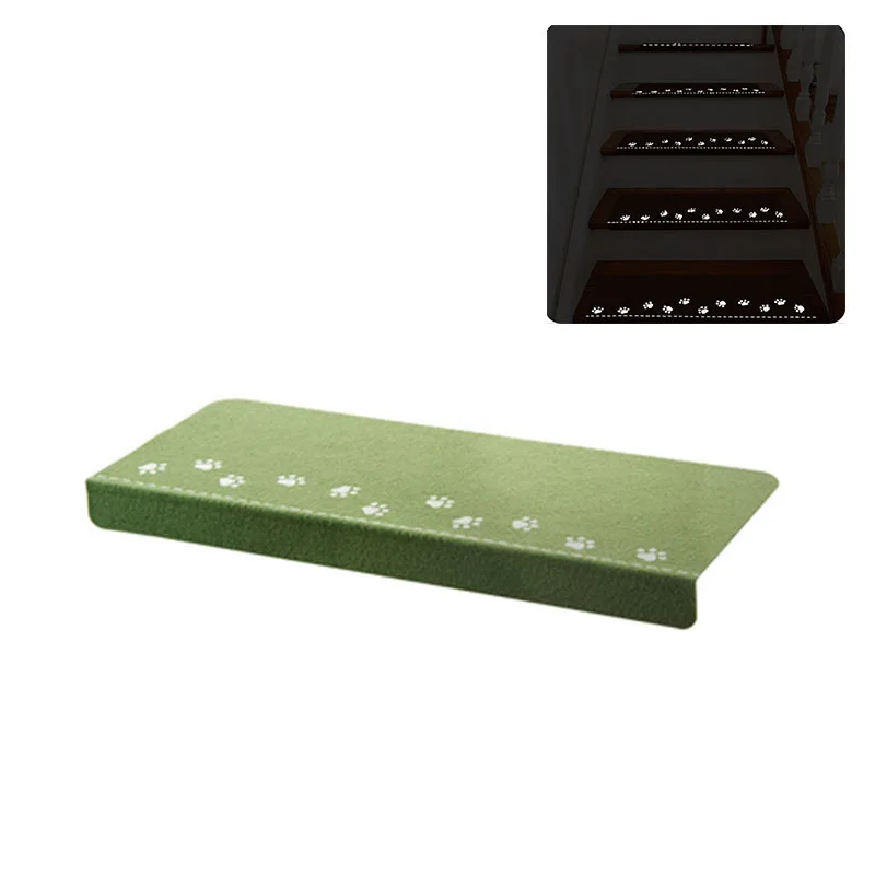 Anti-slip Stair Mat Carpet Suck Backing Silicone Treads Folding Luminous Home Anti-slip Stair Mat Carpet Suck Backing Silicone Treads Folding Luminous Home