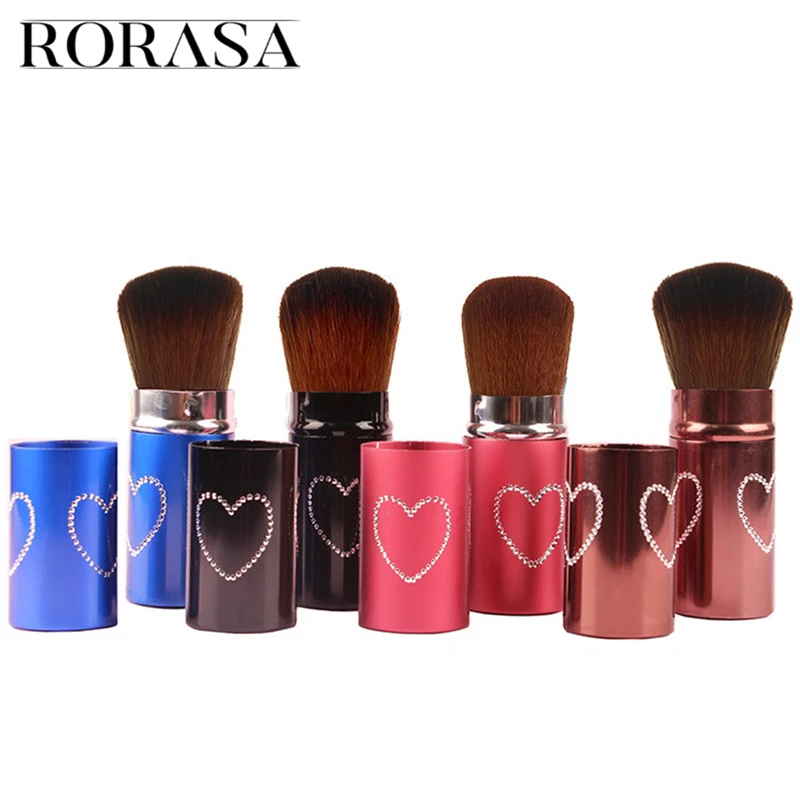 

1 Pcs Retractable Compact and portable Foundation Powder Loose Powder Blush Multifunctional Make Up Brush