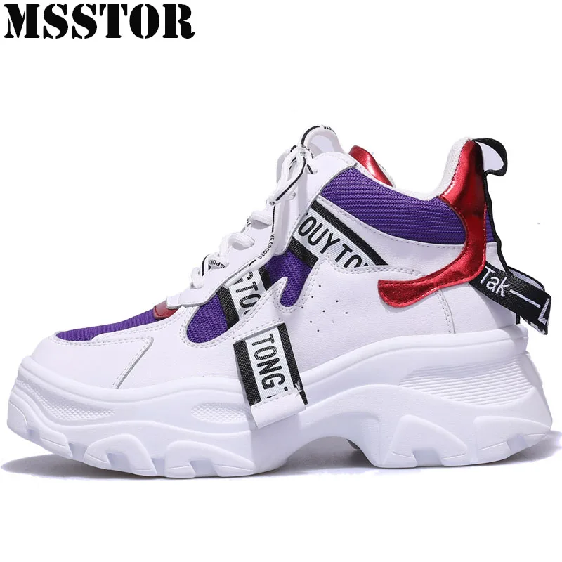 MSSTOR Women's Running Shoes Winter Keep Warm Sport Shoes Woman Brand Athletic Walking Casual Fashion Ladies Female Sneakers