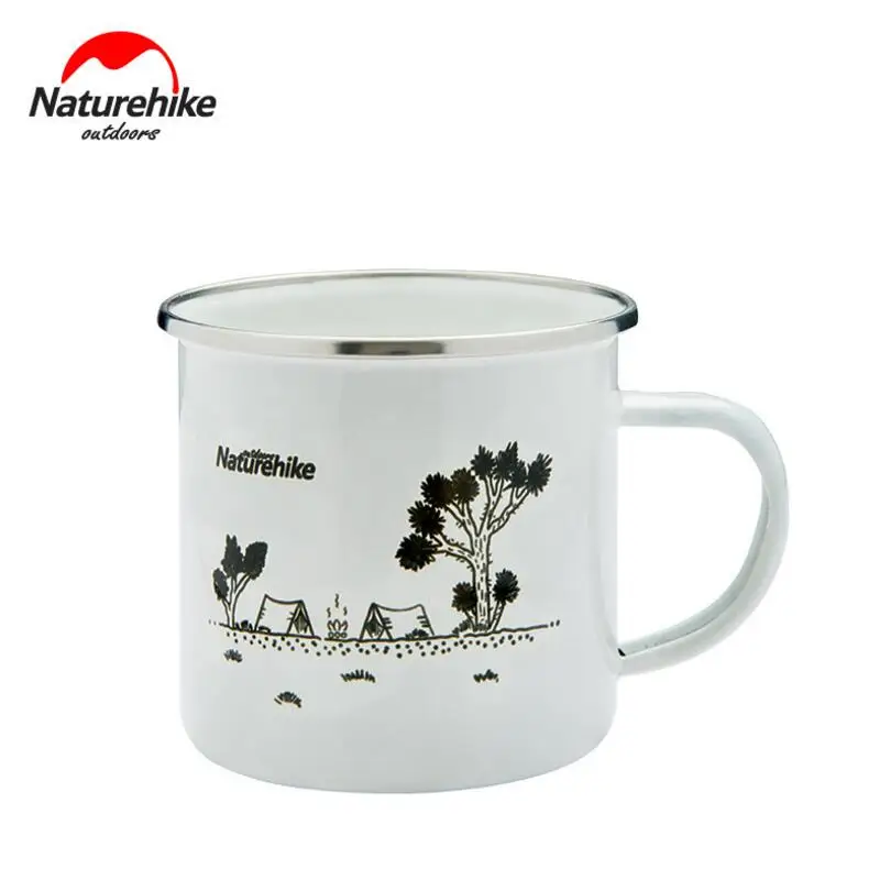 Naturehike 350 ml tazas clásicas esmalte Copa Drinkware al aire libre Camping senderismo turismo