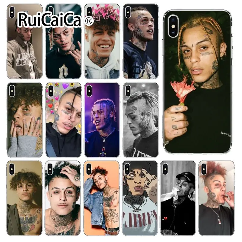 

Ruicaica Lil Skies Pattern TPU Soft Phone Accessories Cell Phone Case for iPhone 6S 6plus 7 7plus 8 8Plus X Xs MAX 5 5S XR
