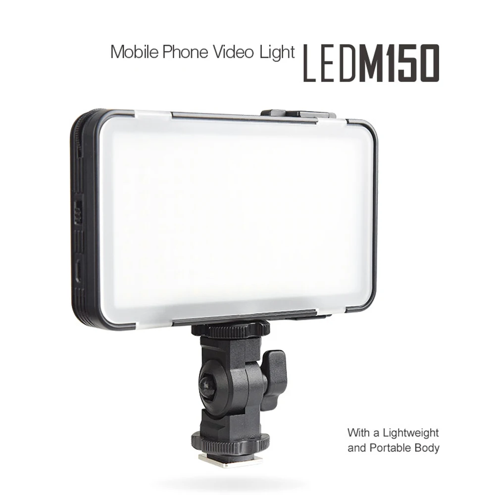 Godox LEDM150 Built in Lithium Battery Mobile Phone LED Video Light for Selfie for Digital