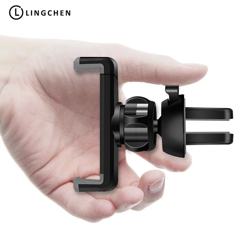 

LINGCHEN Car Holder Universal 360 Degree Adjustable in Car Phone air Vent Monut Holder Stand For iPhone XR MAX 8 Plus/S9 Plus S8