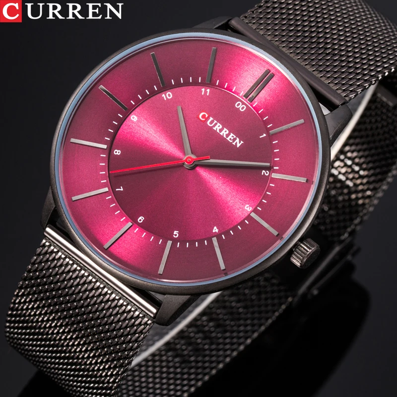 

CURREN Luxury Casual Men Watches Quartz Male Ultra-thin Wristwatches Full Steel Waterproof Clock Relogio Masculino Montre Homme