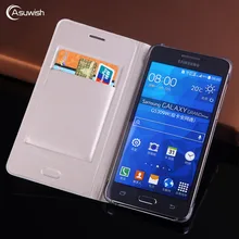 Кожаный чехол с откидной крышкой для телефона Samsung Galaxy Grand Prime SM G530 G530H G531 G531H G531F SM-G530H SM-G531H бумажник для карт 360