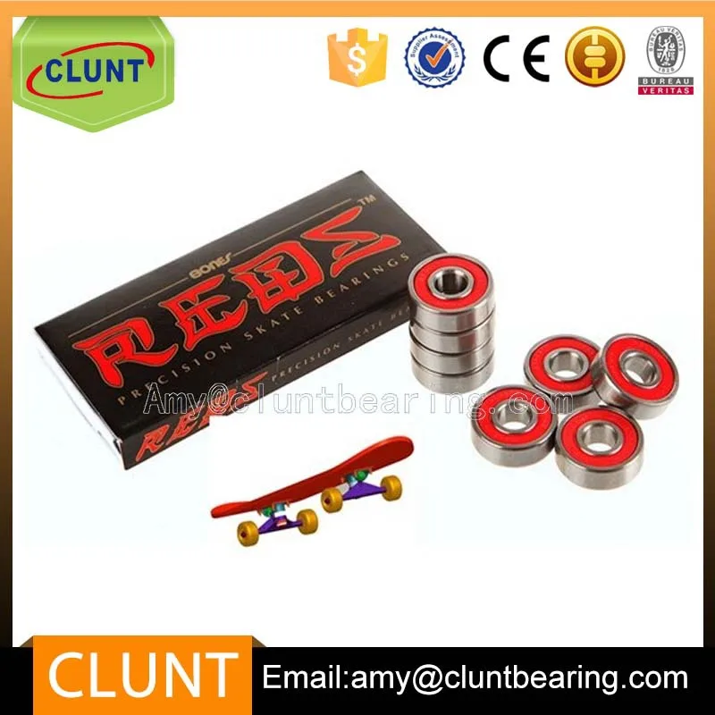 Skateboard bones bearings waterproof bones skateboard Bones reds