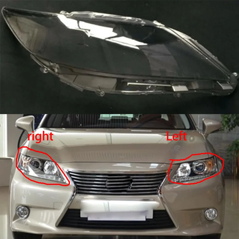 

1PCS For LEXUS ES250 ES350 2013 2014 Transparent Plexiglass Lampshade Headlight Shell Headlamp Cover lamp shade