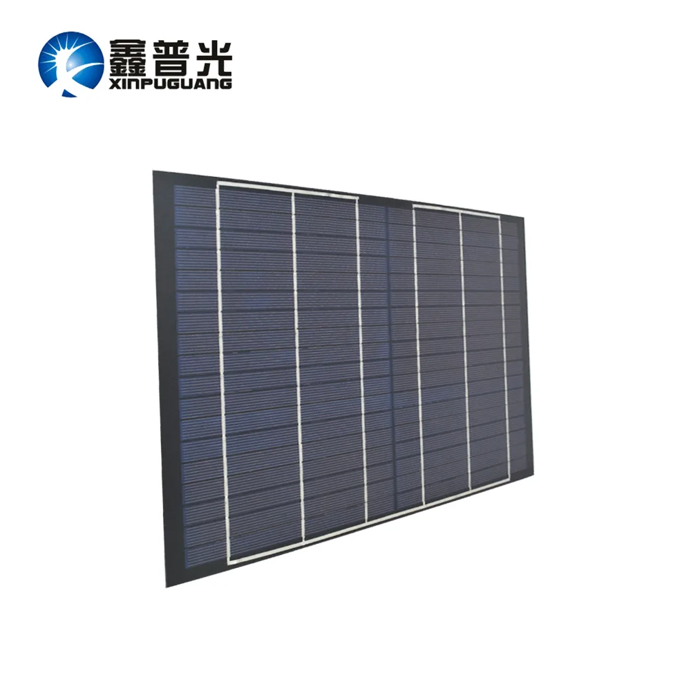 Xinpuguang 10 Вт солнечная панель 18 в мини ПЭТ Поликристаллический PV модуль заряда для 12 В светильник батареи красивый прочный портативный