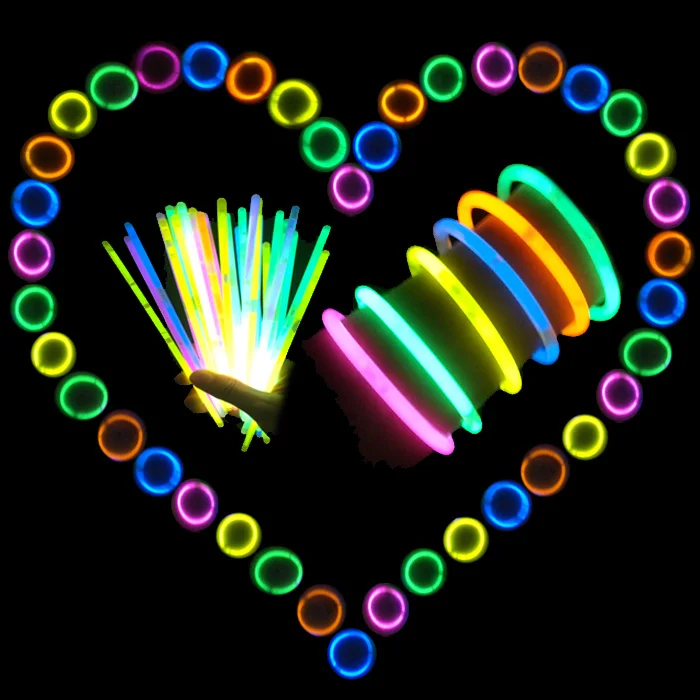 

Creative Glow Stick 50pcs Wholesale Glow Light Copious Sticks Bracelet Flexible Bend Light Multi Colorful Neon Stickers Party