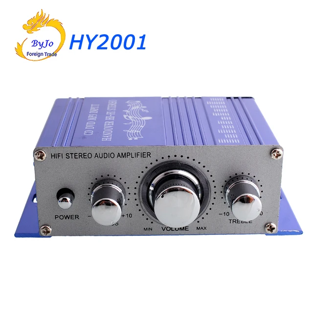 Special Price HY2001 Mini Amplifier Auto Car Stereo power Amplifier HiFi Audio CD DVD MP3 Durable player Car Power Amplifier