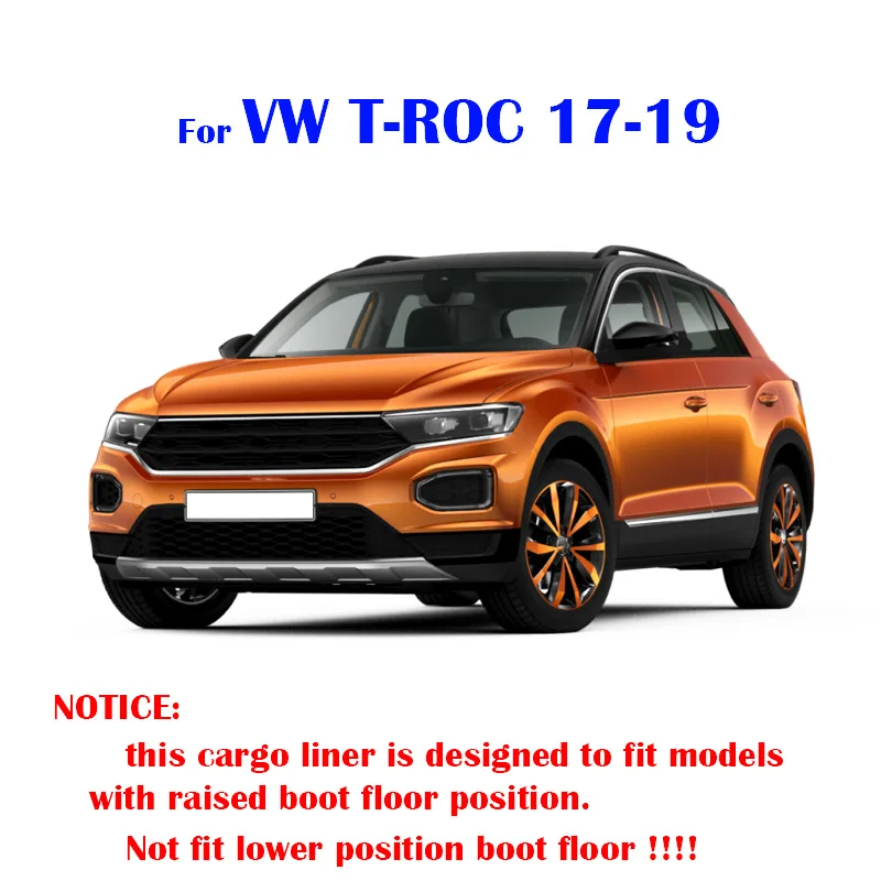 Коврик для багажника Volkswagen VW T Roc ROC TRoc 2017 2018 2019| |