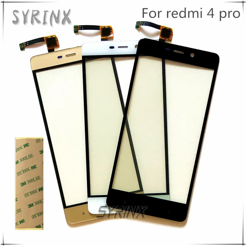 Syrinx+ лента передняя внешняя линза стекло сенсорный экран дигитайзер для Xiaomi Redmi 4 Pro 4Pro сенсорный экран тачпад Сенсорная панель сенсор