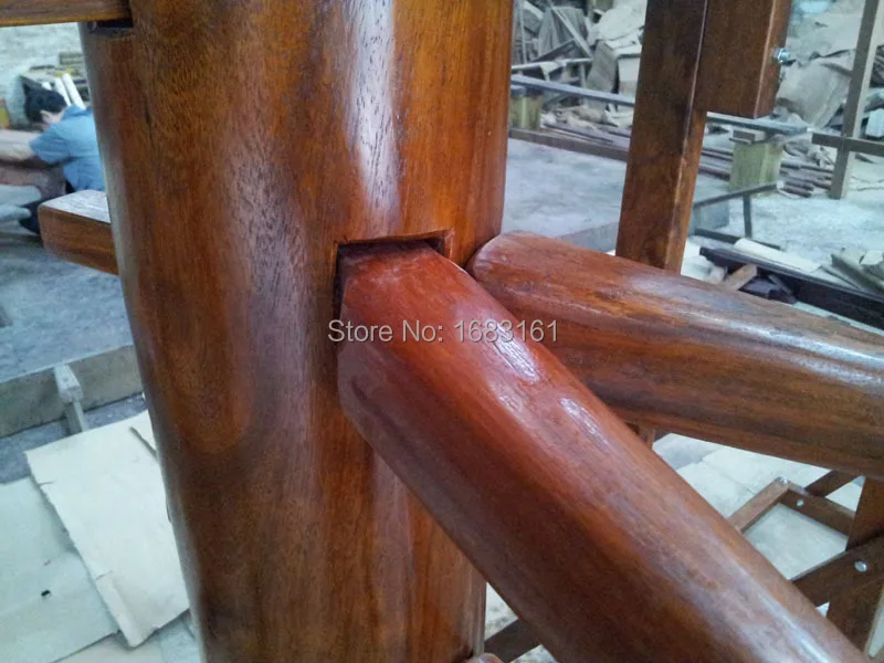 Твердые оливковое дерево отдельно стоящее крыло Чун Кунг Фу деревянный манекен мастер использования Sifu коллекция