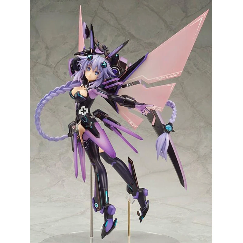 

Anime figrue Neptune Hyperdimension Neptunia purple heart model action 35cm 1/7 scale collection toy gift with box