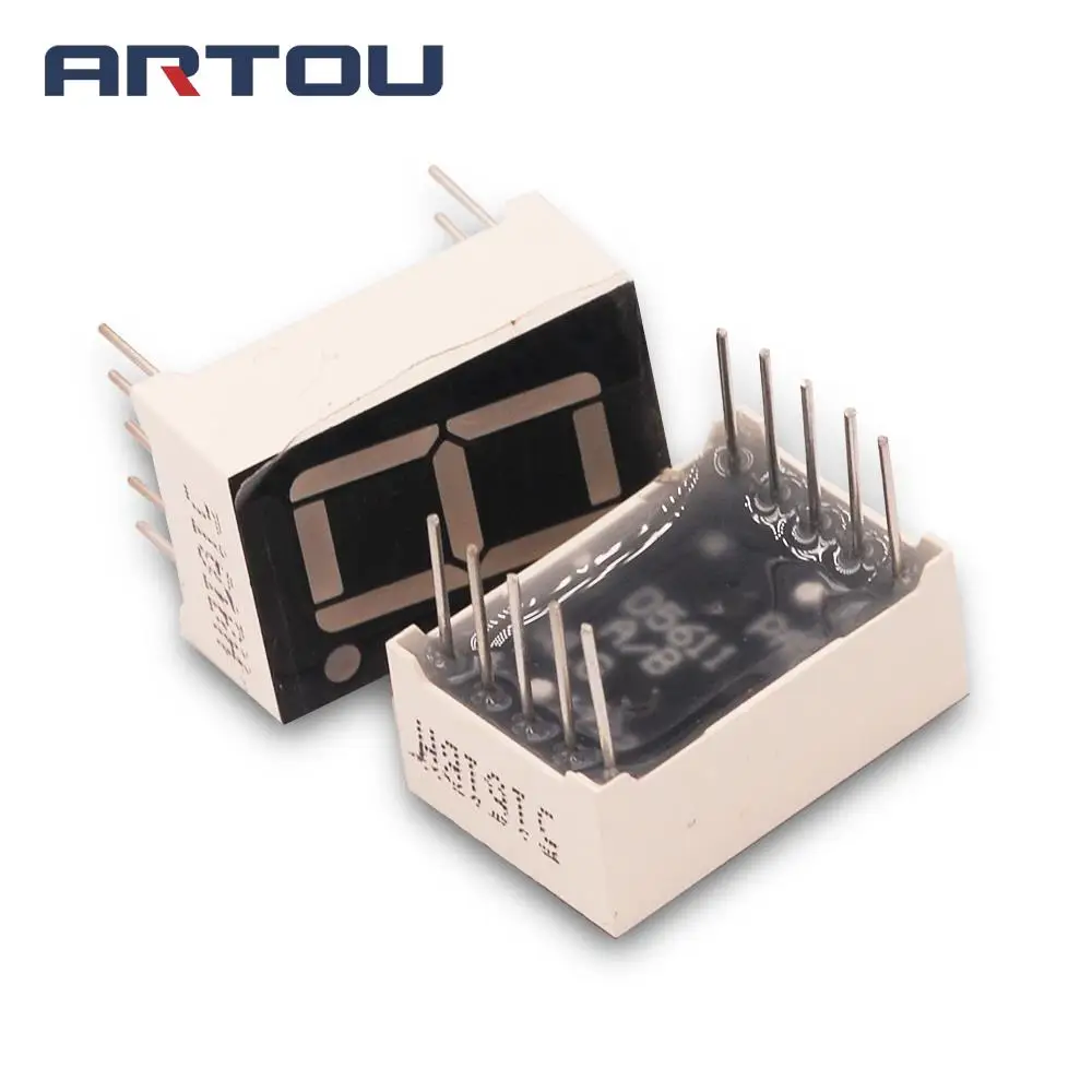 50 шт. общий анод 0.56 дюйм(ов) 7-сегментный 1 Цифровой Красный светодиодный Дисплей