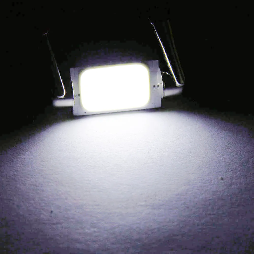 10 шт. 31 мм 36 мм 39 мм 41 мм COB светодиодный фестон лампа Автомобильный светодиодный C3W C5W C10W белый цвет Автомобильный купольный светильник Авто интерьерная Лампа DC 12 В