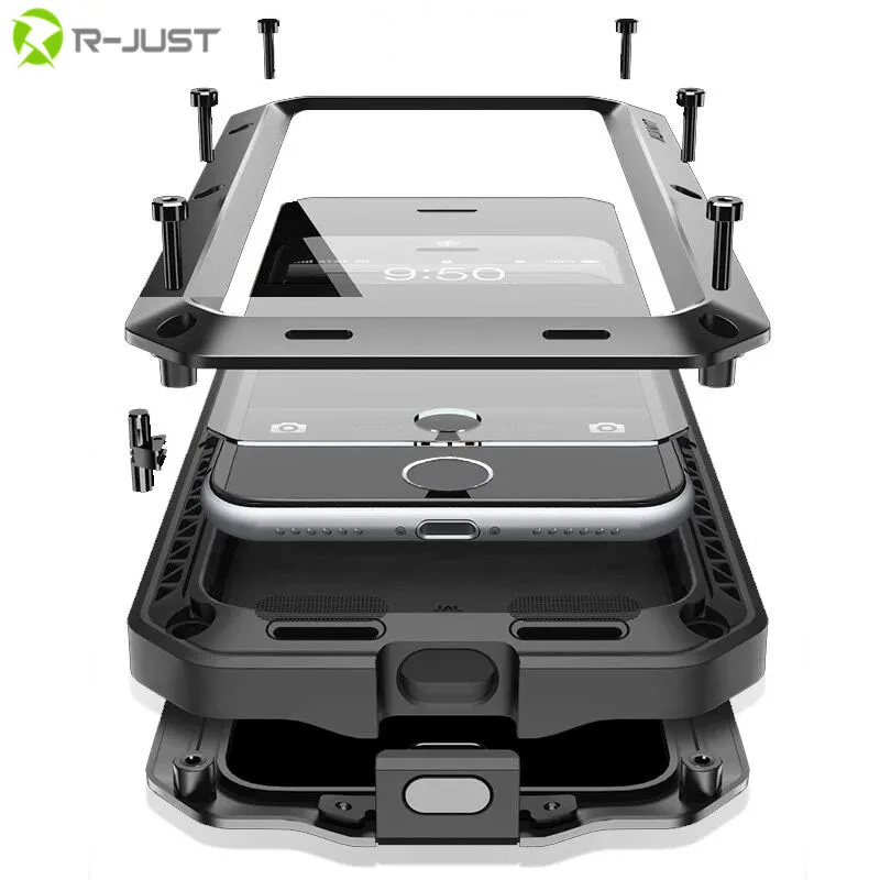 imágenes para Coque de aluminio de parachoques del metal frame + cubierta de cristal a prueba de golpes en para iphone 4 4s se 5S 5 s 6 s 6 s más 6 más 6 splus 7 7 plus case imágenes para Coque de aluminio de parachoques del metal frame + cubierta de cristal a prueba de golpes en para iphone 4 4s se 5S 5 s 6 s 6 s más 6 más 6 splus 7 7 plus case