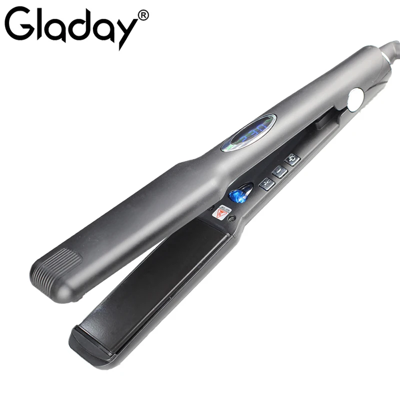 

Gladay LED display Hair Straightener Professional Ceramic Coating Hair Straightener Flat irons Styling Tool