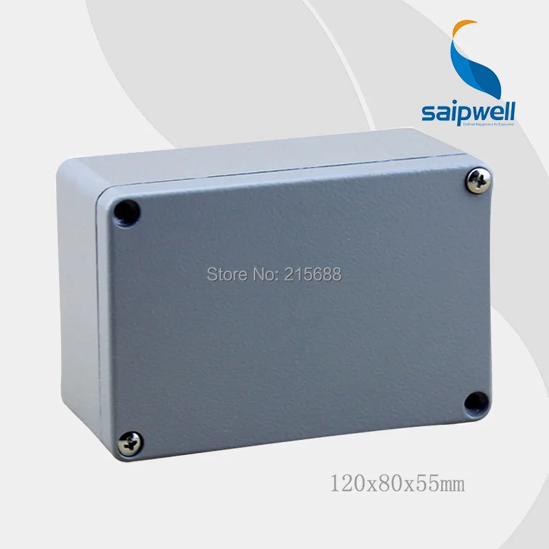 

Low shipping! High quality IP67 Aluminum Enclosure 120*80*55mm SP-AG-FA2-1(4pcs screws)