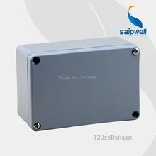 Low shipping! High quality IP67 Aluminum Enclosure 120*80*55mm SP-AG-FA2-1(4pcs screws)