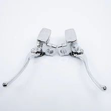 Chrome cilindro mestre do freio alavancas de embreagem para suzuki intruder 800 1400 1500 melhorar a segurança e durabilidade