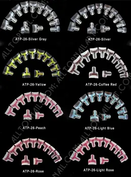 

12 Colors French Wrap Plus Nail Art Tips 128pcs/box Perfect French Manicure Every Time - FedEx&DHL Free Shipping