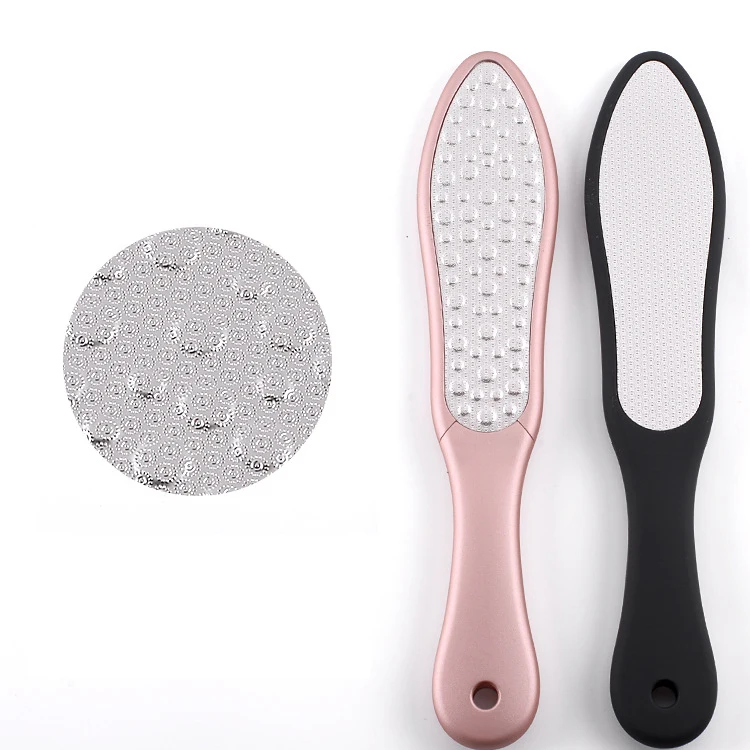 1Pcs 26.5X5.2X1.5cm Double Side Stainless Steel Foot Rasp Callus Dead Skin Remover Exfoliating Pedicure Hand Manual Foot File