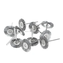 10Pcs Steel Wire Wheel Brushes Cup Rust Rotary Electric Tool Engraver Abrasive B119