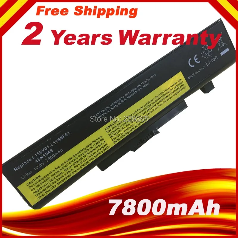 Células de Bateria do Portátil para Lenovo G500 Y485n Series Ideapad G580 Y580 Y480 Z480 Y580n 6600mah