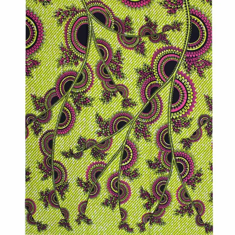 Nigeria style African Print Fabric Wholesale ankara fabric wax 6 Yards