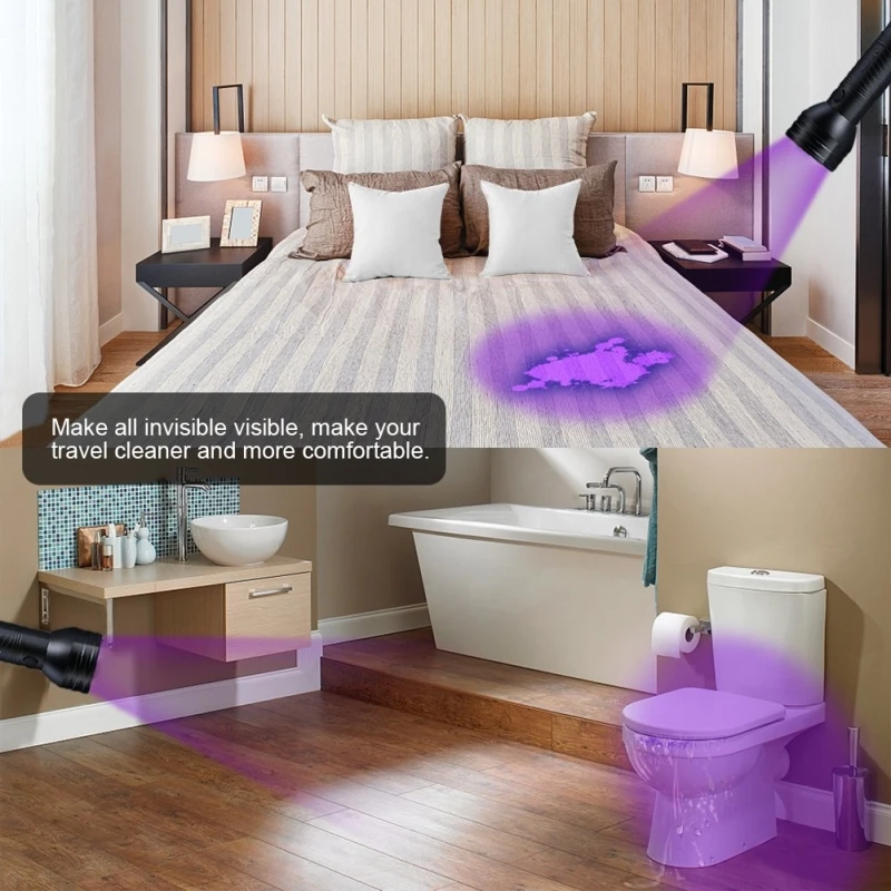 Pocketman UV 51 светодиодный фонарик 395nm ультрафиолетовый УФ Фонарик фонарь детектор