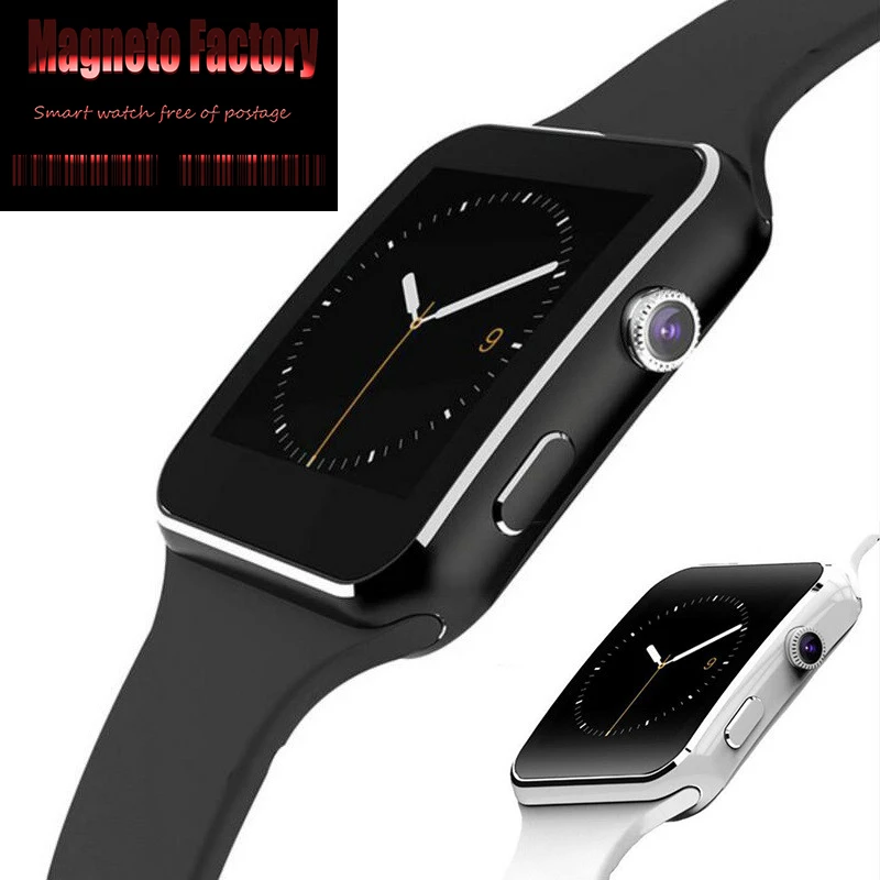 X6 Смарт часы Bluetooth Smartwatch с камерой сенсорный экран Поддержка SIM TF карта для iPhone