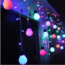 104 светодиодный лампы 2 м* 1 м Шторы Рождественские огни Светодиодные полосы, флэш-панель для свадьбы, создает Эфект старины, оконные светильники, праздничное украшение лампы