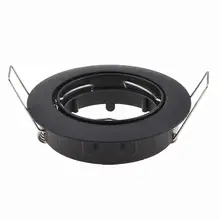 Заводская цена из цинкового сплава светодиодный встраиваемый потолочный светильник регулируемая рама для GU10 MR16 E27 лампа арматура для корпуса