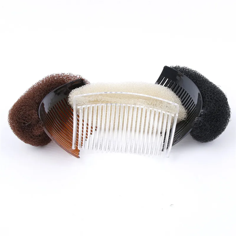 1 Pcs Women Fashion Magic Hair Styling Clip Plastic Hair Bun Maker Comb DIY Easy Handle Hairdressing Maker Hair Braider Tools