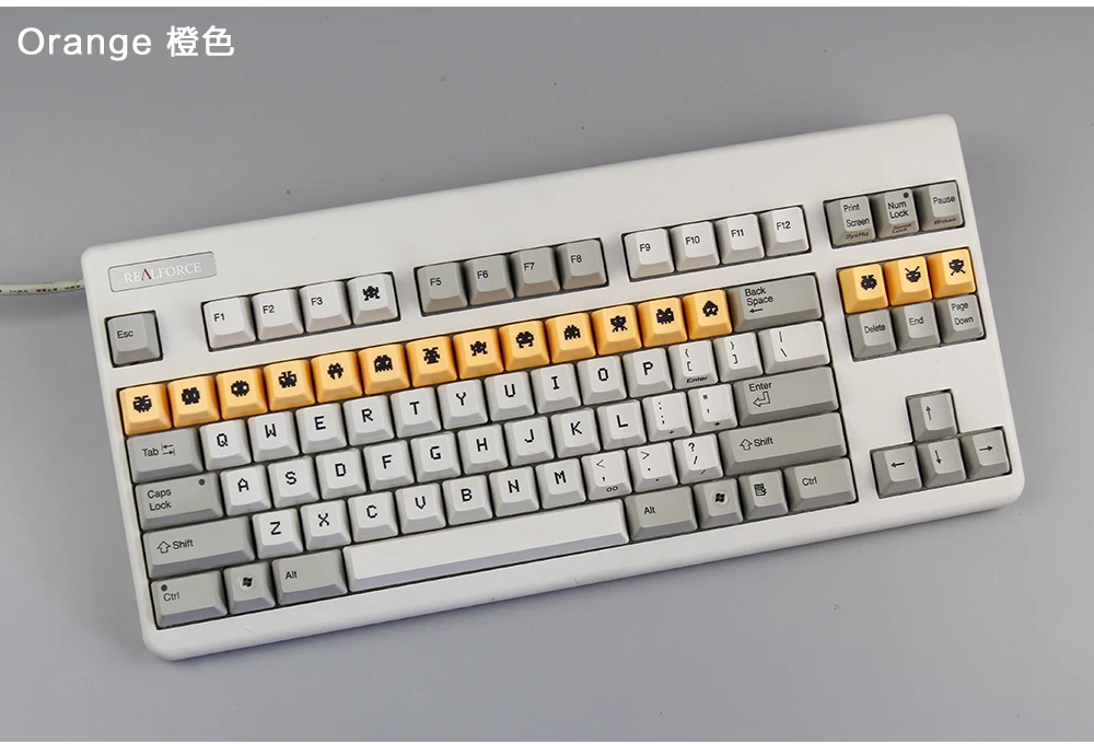 Для статической емкостной клавиатуры пользовательское дополнение Keycap красочные R4 16 клавиш маленькая пчела колпачки для HHKB Topre клавиатуры - Цвет: Бежевый