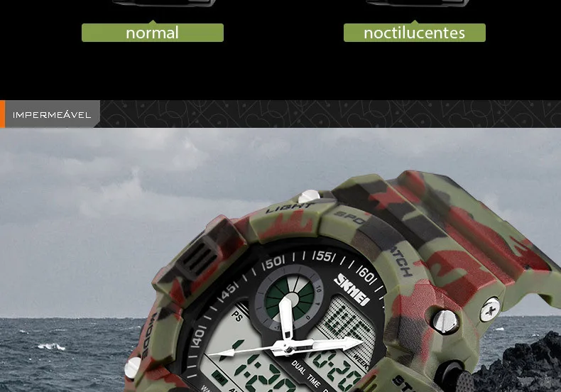 Relógios relógio militar relógio masculino relógio g-shock relógio de pulso relógio casual relógio blindado relógio