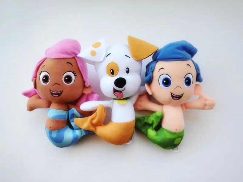 Original Bubble Guppies 7 GIL MOLLY PUPPY 3pcs Plush Toy Doll New