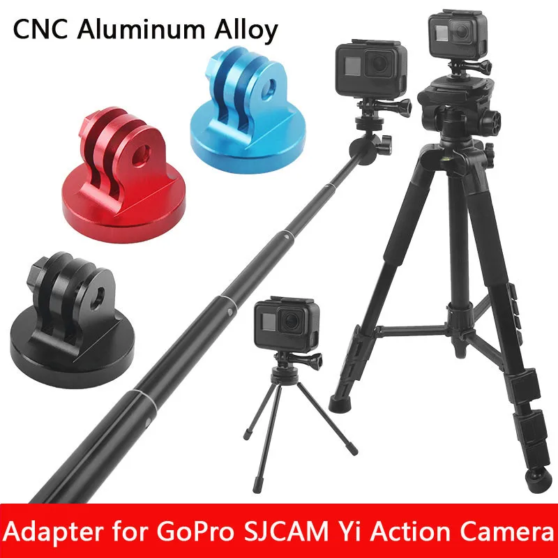 Aluminum Alloy Tripod Adapter Selfie stick Base Mount for GoPro Hero 8