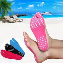Пляжные невидимые Нескользящие стельки, коврики для обуви, наклейки для ног, защитные стельки, невидимая обувь