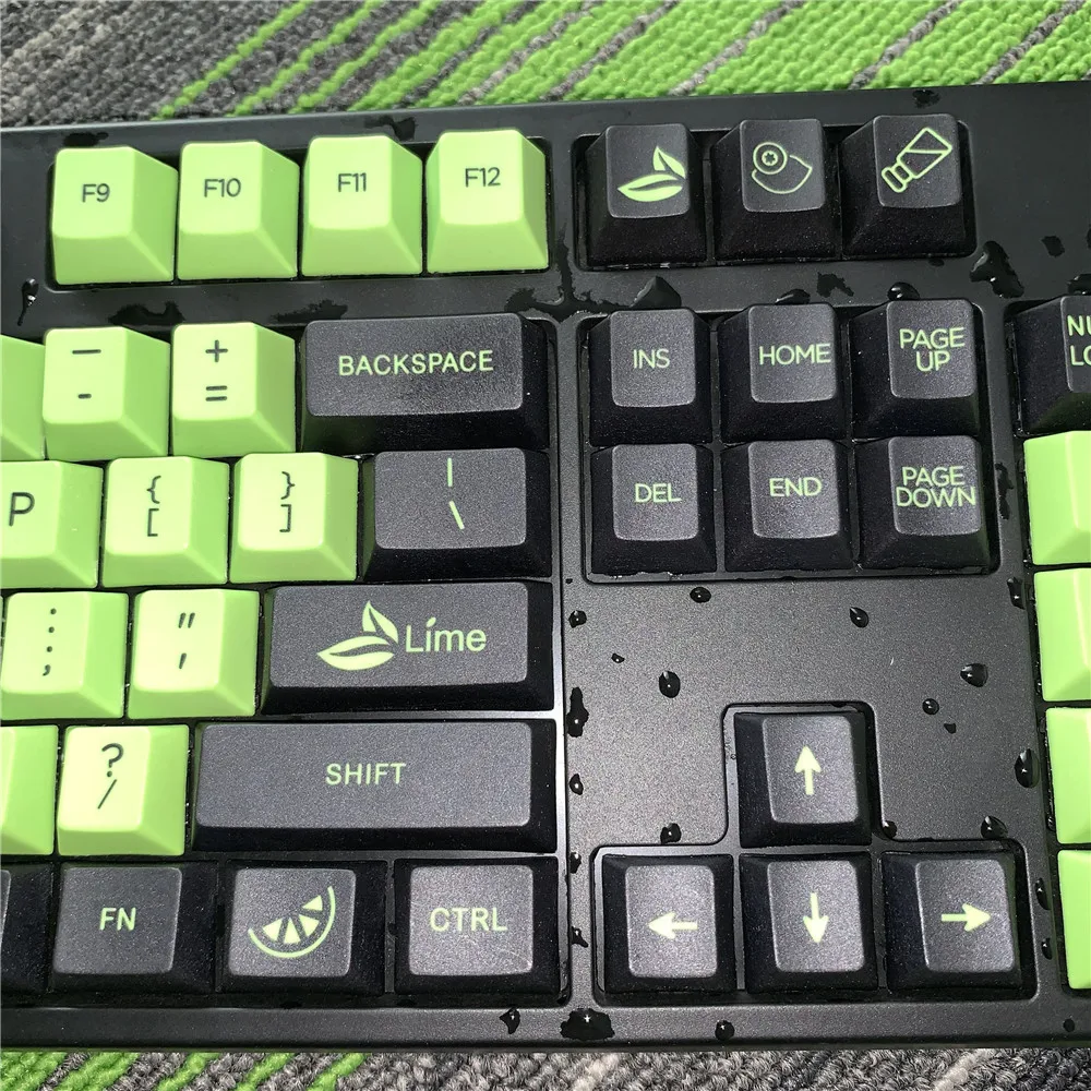 Lime keycap 5-surfaces Dye Sub cherry высота специальное назначение для механической клавиатуры