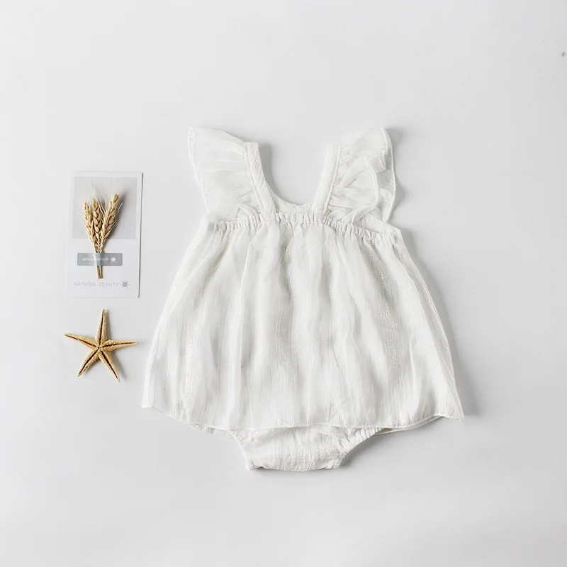 2019 الصيف الطفل الفتيات رومبير الشيفون الأميرة تحلق الأكمام اللباس رومبير حبال رومبير + قبعة الفتيات حزب رومبير مجموعة