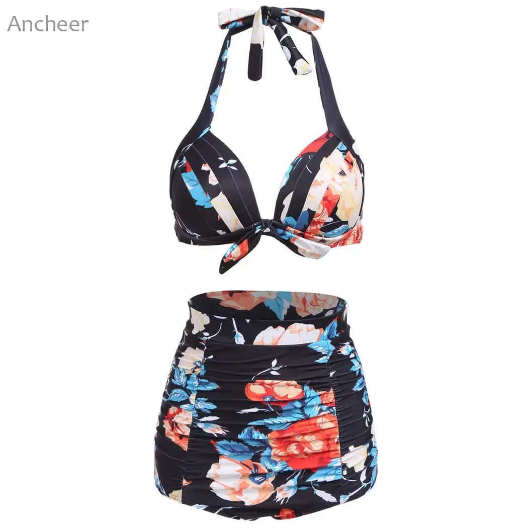 vintage style high waisted bikini