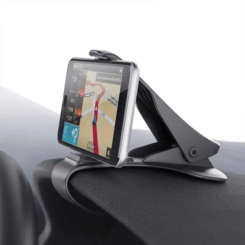 Универсальный автомобильный держатель для телефона, умный мобильный телефон, gps подставка, кронштейн, крепление на приборную панель, зажим для iPhone X 8 7 6 6S Plus samsung S8 S7 S9