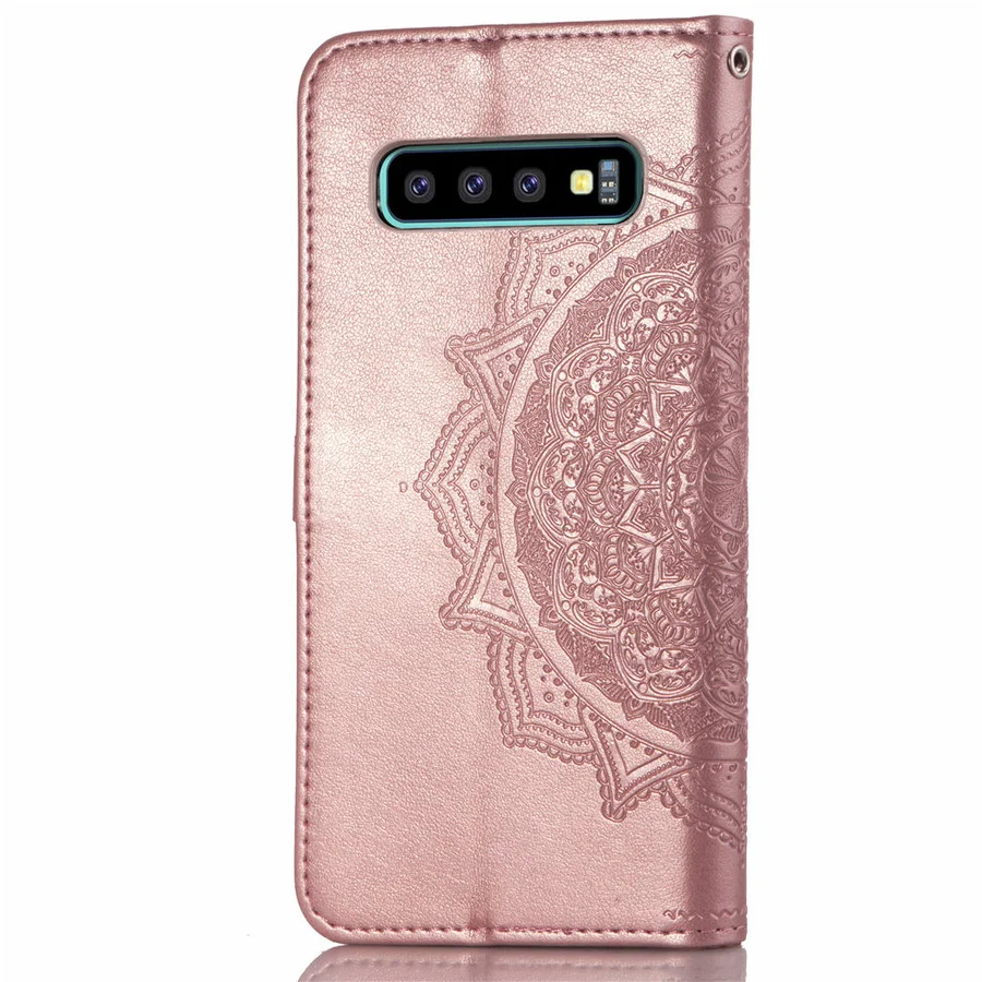 Роскошный кожаный чехол в стиле ретро для телефона Samsung Galaxy S10 S9 S8 Plus S10e S7 S6 A70 A50 A30
