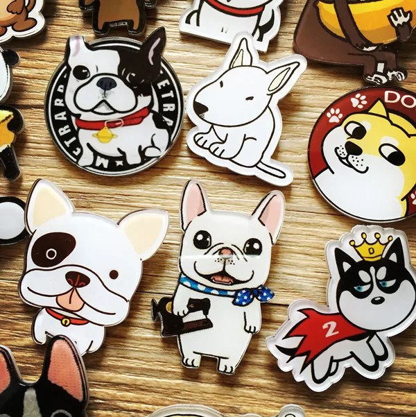 

Summer Style Animal Brooches for Girl Women Puppy Monkey Wolf Carrots Cat Pattern Pin Badge Cartoon Fashion Jewelry Kids Broche